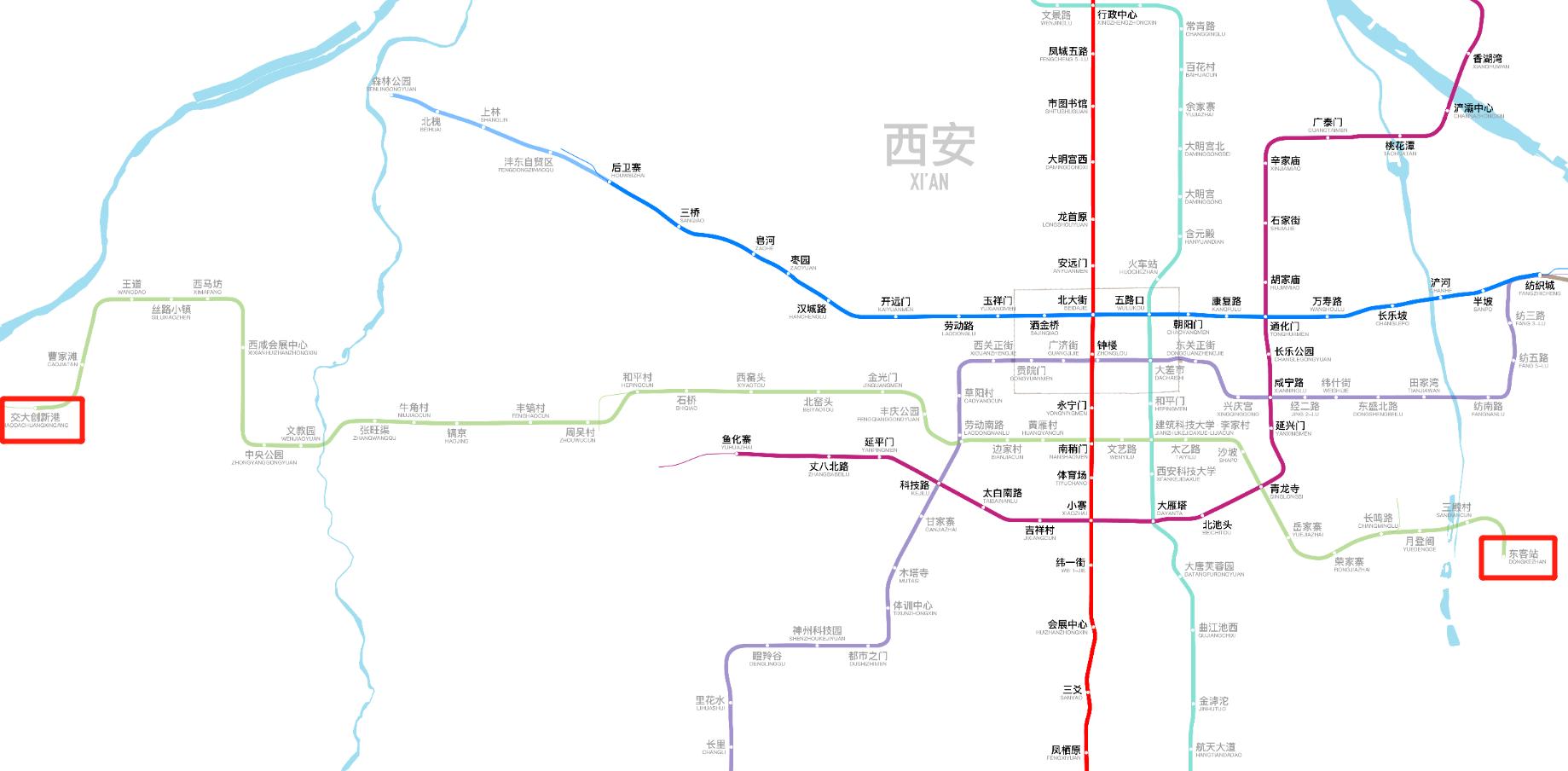 西安地鐵5號(hào)線最新線路圖詳解及概覽