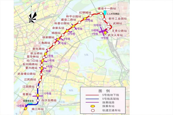 武漢地鐵5號線最新線路圖及其深遠影響